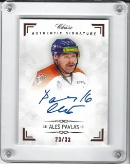 Pavlas Aleš OFS Chance Liga 2018-19 Authentic Signature xx/33 č.AS067